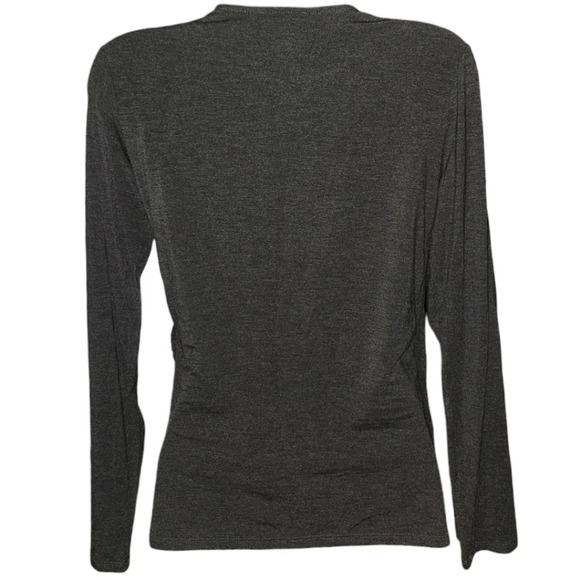 NWT Express Cross-Over Buttery Soft Long Sleeve Top - Picture 2 of 3